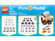 Set No: 3850017  Name: LEGO Brand Store Pick-a-Model - Digger blister pack