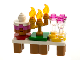 Set No: 41690  Name: Advent Calendar 2021, Friends (Day 22) - Table with Cake, Candelabra, and Goblets