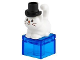 Set No: 42637  Name: Advent Calendar 2024, Friends (Day 24) - Snow Cat with Top Hat and Stand