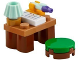 Set No: 42637  Name: Advent Calendar 2024, Friends (Day  7) - Writing Desk and Stool