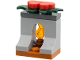 Set No: 42668  Name: Advent Calendar 2025, Friends (Day 8) - Fireplace