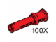 Set No: 5003161  Name: 2M Friction Snaps with Cross Hole - Red