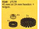 Set No: 5240  Name: Wheel Hubs and Tyres