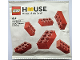 Set No: 6509887  Name: LEGO House 6 Bricks Paper Polybag