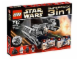 Set No: 66308  Name: Star Wars Bundle Pack, Super Pack 3 in 1 (Sets 7667, 7668, and 8017) - Darth Vader's TIE Fighter
