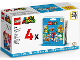 Set No: 66749  Name: Character, Super Mario, Series 6 (Box of 4) - Bundle Pack