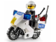 Set No: 7235  Name: Police Motorcycle - Blue Sticker Version
