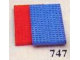 Set No: 747  Name: Baseplates, Red and Blue