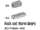 Set No: 779854  Name: Rack and Worm Gears