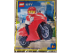 Set No: 952203  Name: Motorcycle with Driver foil pack