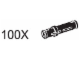 Set No: 970605  Name: Long Black Connector Pegs (Pack of 100)
