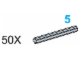 Set No: 970613  Name: 5-Stud Axles (Pack of 50)