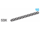 Set No: 970616  Name: 10-Stud Axles (Pack of 50)