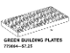Set No: 9864  Name: Building Plates, Green