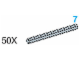 Set No: 991329  Name: 7-Stud Axles (Pack of 50)
