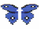 Set No: LLCA32  Name: Butterfly - Blue Wings with White Spots (LLCA Ambassador Pass Exclusive)