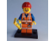 Set No: coltlm  Name: Hard Hat Emmet, The LEGO Movie (Complete Set with Stand and Accessories)