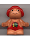 Minifig No: 31232pb01 Name: Duplo Figure Little Forest Friends, Male, Red Outfit with Leaves (Baby Jelly Strawberry) Minifig No: 31232pb01 Name: Duplo Figure Little Forest Friends, Male, Red Outfit with Leaves (Baby Jelly Strawberry)