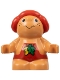 Lot ID: 363016942  Minifig No: 31232pb01  Name: Duplo Figure Little Forest Friends, Male, Red Outfit with Leaves (Baby Jelly Strawberry)