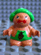 Minifig No: 31232pb04 Name: Duplo Figure Little Forest Friends, Male, Green Outfit with Acorn (Grumpy Toadstool) Minifig No: 31232pb04 Name: Duplo Figure Little Forest Friends, Male, Green Outfit with Acorn (Grumpy Toadstool)