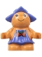 Lot ID: 348516254  Minifig No: 31234pb02  Name: Duplo Figure Little Forest Friends, Female, Medium Violet Dress with Strawberries (Jingle Bluebell)