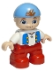 Lot ID: 211717410  Minifig No: 47205pb027  Name: Duplo Figure Lego Ville, Never Land Pirates, Cubby (6033204)