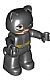 Lot ID: 319735900  Minifig No: 47394pb188  Name: Duplo Figure Lego Ville, Catwoman (6069135)