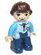 Lot ID: 214593139  Minifig No: 47394pb199  Name: Duplo Figure Lego Ville, Miles without Helmet (6131575)