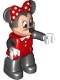 Minifig No: 47394pb258  Name: Duplo Figure Lego Ville, Minnie Mouse, Red Swimsuit (6220924 / 6269052)