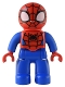 Minifig No: 47394pb324  Name: Duplo Figure Lego Ville, Spider-Man, Large Eyes