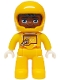 Minifig No: 47394pb353  Name: Duplo Figure Lego Ville, Astronaut Male, Bright Light Orange Spacesuit and Helmet (6472609)