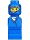 Minifig No: 85863pb009  Name: Microfigure Ramses Pyramid Adventurer Blue (4560459)