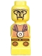 Minifig No: 85863pb016  Name: Microfigure Minotaurus Gladiator Yellow (4560456 / 6022355)