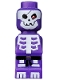 Lot ID: 396198953  Minifig No: 85863pb052  Name: Microfigure Ninjago Skeleton Dark Purple (4615583 / 6023504)