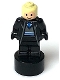 Minifig No: 90398pb034  Name: Ravenclaw Student Statuette / Trophy #2, Bright Light Yellow Hair, Light Nougat Face
