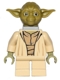 Minifig No: SW0471  Name: Yoda - Olive Green, Open Robe with Large Creases, Neck Bracket