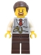 Minifig No: adp026  Name: The LEGO Story Plastic Molding Engineer - Vintage