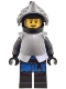 Minifig No: adp103  Name: Mountain Fortress Black Falcon Soldier - Helmet with Pointed Visor, Armor