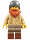 Minifig No: adp152 Name: Harbormaster's Office Fisherman - Tan Knit Cable Sweater, Dark Tan Legs with Molded Reddish Brown Boots, Dark Bluish Gray Beanie, Dark Orange Beard Minifig No: adp152 Name: Harbormaster's Office Fisherman - Tan Knit Cable Sweater, Dark Tan Legs with Molded Reddish Brown Boots, Dark Bluish Gray Beanie, Dark Orange Beard