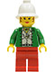 Minifig No: adv016  Name: Miss Gail Storm (Jungle) with Pith Helmet