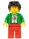 Minifig No: adv018  Name: Miss Gail Storm (Dino Island) with Aviator Cap and Goggles