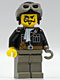 Minifig No: adv036  Name: Lord Sam Sinister with Aviator Cap and Goggles