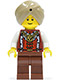 Minifig No: adv053  Name: Snake Charmer (Undetermined Eyebrows)