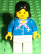 Minifig No: air010 Name: Airport - Blue with Scarf, Black Female Hair Minifig No: air010 Name: Airport - Blue with Scarf, Black Female Hair