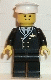 Minifig No: air013 Name: Airport - Pilot, Black Legs, White Hat Minifig No: air013 Name: Airport - Pilot, Black Legs, White Hat