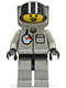 Minifig No: airdg001  Name: Fire - Air Gauge and Pocket, Light Gray Legs and Black Hips, Underwater Helmet with Hose