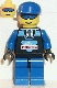 Minifig No: arc003 Name: Arctic - Black, Blue Cap Minifig No: arc003 Name: Arctic - Black, Blue Cap