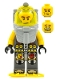 Minifig No: atl016  Name: Atlantis Diver 1 - Axel - With Yellow Flippers and Trans-Yellow Visor