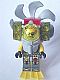Minifig No: atl024  Name: Atlantis Diver 3 - Ace Speedman - With Lights, Propeller, Yellow Flippers and Trans-Yellow Visor