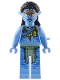Minifig No: avt012  Name: Neytiri - Lime and Magenta Feather Necklace, Headband, Open Mouth Smile